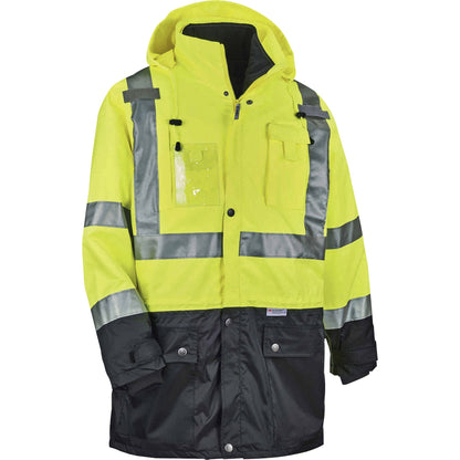 Ergodyne 8388 Type R Class 3/2 Thermal Jacket Kit - 4-Xtra Large - Dirt Protection - Zipper Closure - 1 Each