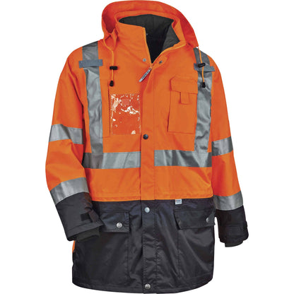 Ergodyne 8388 Type R Class 3/2 Thermal Jacket Kit - Large - Dirt Protection - Zipper Closure - 1 Each