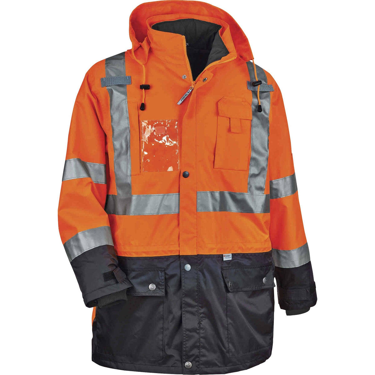 Ergodyne 8388 Type R Class 3/2 Thermal Jacket Kit - 3-Xtra Large - Dirt Protection - Zipper Closure - 1 Each