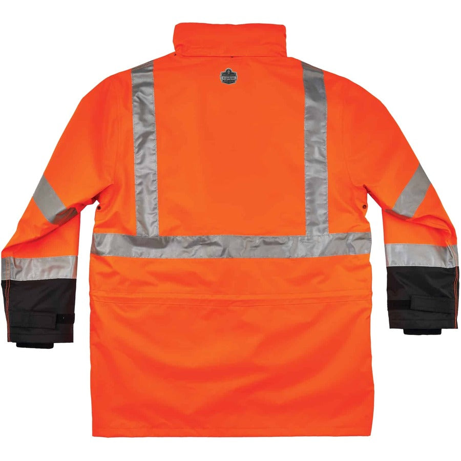 Ergodyne 8388 Type R Class 3/2 Thermal Jacket Kit - 3-Xtra Large - Dirt Protection - Zipper Closure - 1 Each