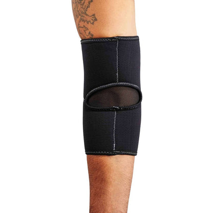 Ergodyne ProFlex 650 Neoprene Elbow Sleeve - 10" to 11" Elbow Circumference - Black - Neoprene, Spandex - 1 Each