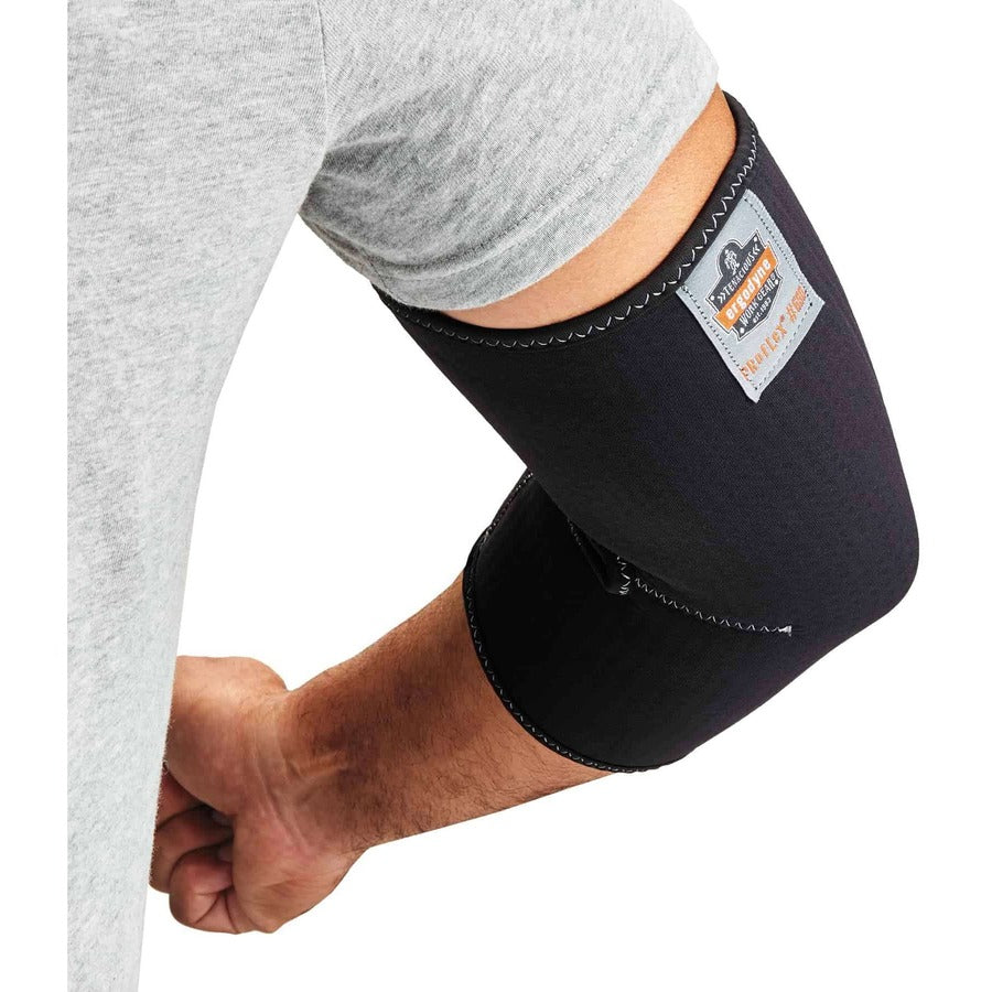 Ergodyne ProFlex 650 Neoprene Elbow Sleeve - 10" to 11" Elbow Circumference - Black - Neoprene, Spandex - 1 Each