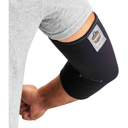 Ergodyne ProFlex 650 Neoprene Elbow Sleeve - 13" to 16" Elbow Circumference - Black - Neoprene, Spandex - 1 Each
