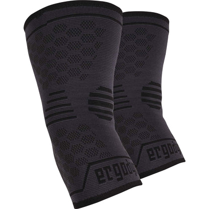 Ergodyne ProFlex 651 Elbow Compression Sleeve - 9.06" to 10.63" Elbow Circumference - Black - Elastic - 1 Each