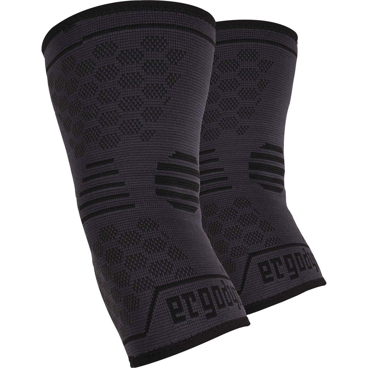 Ergodyne ProFlex 651 Elbow Compression Sleeve - 12.99" to 14.96" Elbow Circumference - Black - Elastic - 1 Each