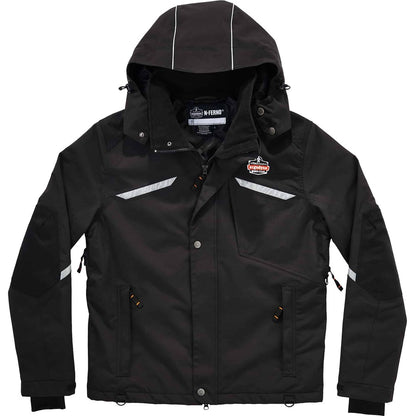 Ergodyne 6466 Thermal Jacket - Extra Large (XL) Size - Nylon - Black
