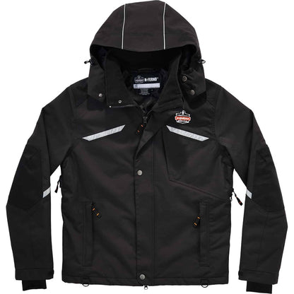 Ergodyne 6466 Thermal Jacket - 3XL Size - Nylon - Black