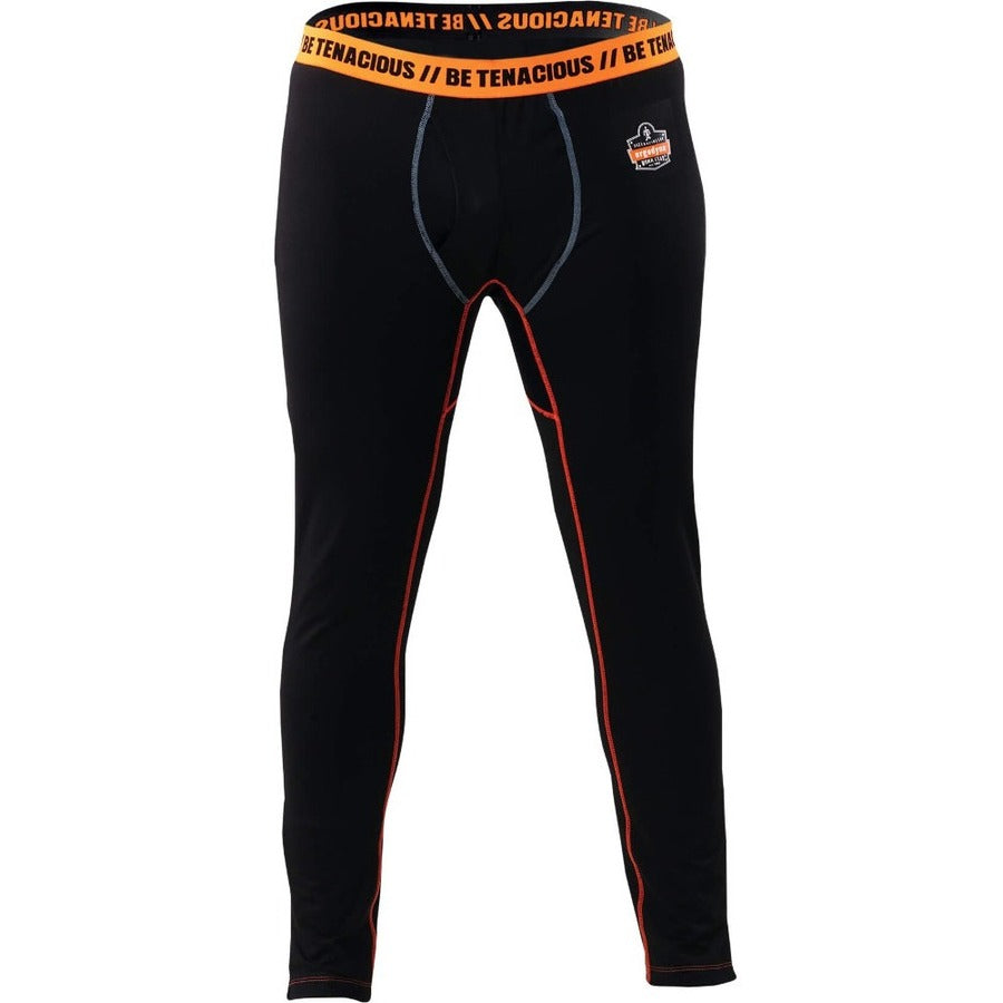 Ergodyne 6480 Base Layer Thermal Bottoms - Large (L) Size - Black