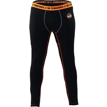 Ergodyne 6480 Base Layer Thermal Bottoms - 2-Xtra Large Size - Black