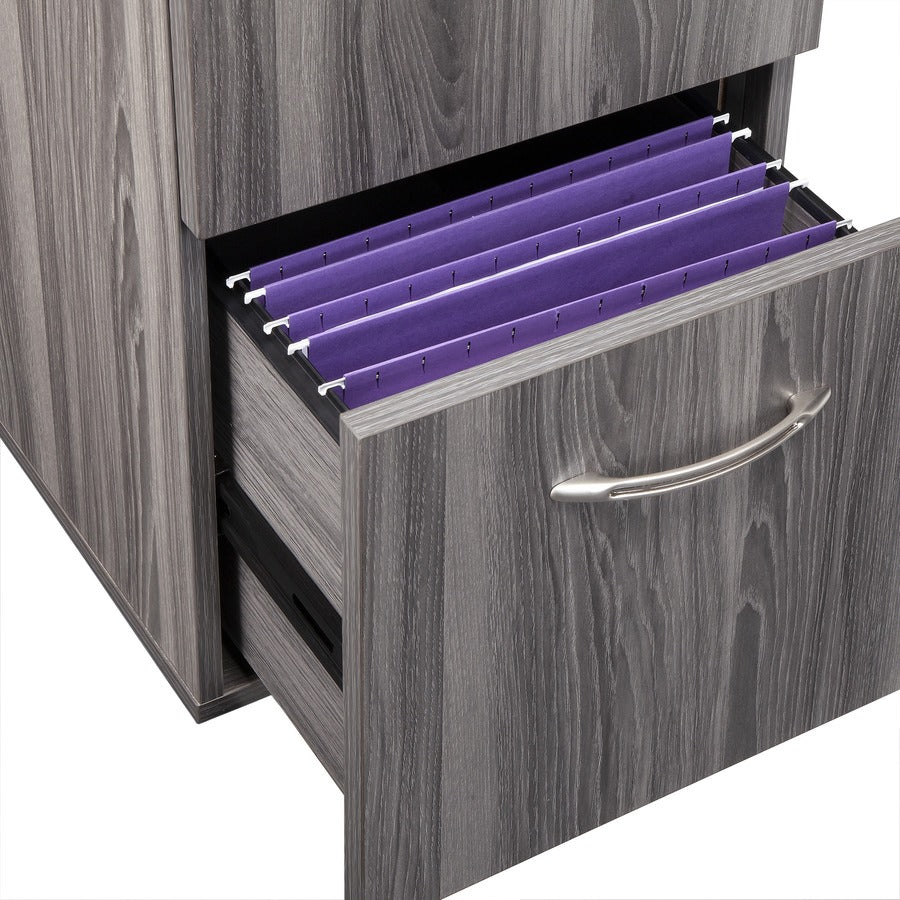 Safco Aberdeen Series Credenza Pedestal, File/File - Rectangle - 1 Each