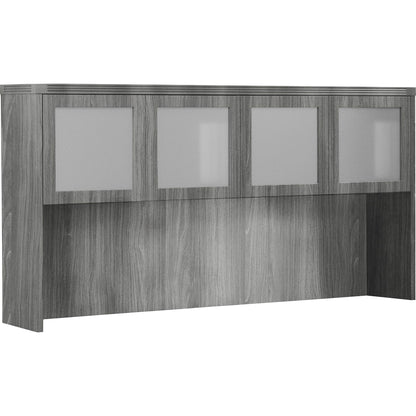 Safco Aberdeen Series 72" Hutch, Glass Doors - Rectangle - 1 Each