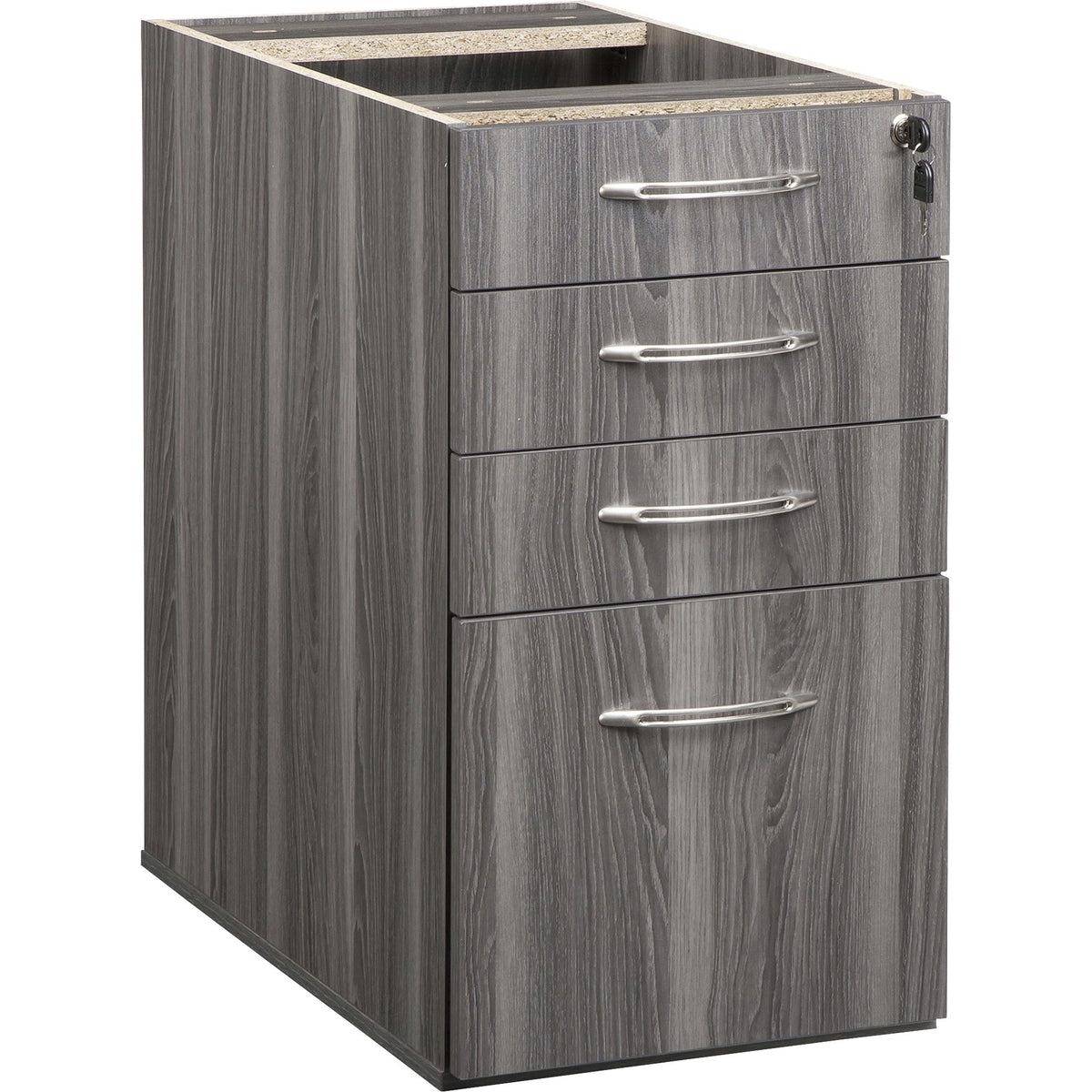 Safco Aberdeen Series Desk Pedestal, Pencil/Box/Box/File - Rectangle - 1 Each