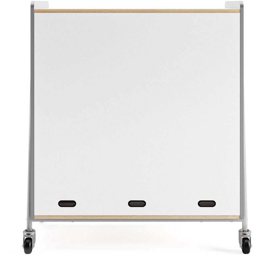 Safco Whiffle Typical Triple Rolling Storage Cart - 330 lb Load Capacity - 4 Casters - 3" Caster Size - 1 Carton