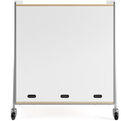 Safco Whiffle Typical Triple Rolling Storage Cart - 330 lb Load Capacity - 4 Casters - 3" Caster Size - 1 Carton