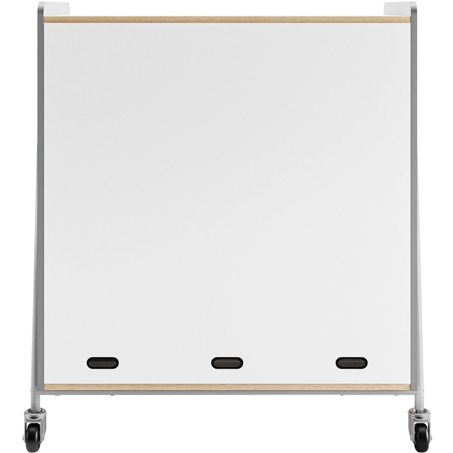 Safco Whiffle Typical Triple Rolling Storage Cart - 330 lb Load Capacity - 4 Casters - 3" Caster Size - 1 Carton