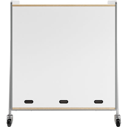 Safco Whiffle Typical Triple Rolling Storage Cart - 330 lb Load Capacity - 4 Casters - 3" Caster Size - 1 Carton