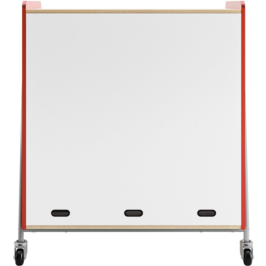 Safco Whiffle Typical Triple Rolling Storage Cart - 330 lb Load Capacity - 4 Casters - 3" Caster Size - 1 Carton