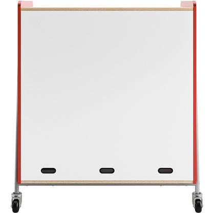 Safco Whiffle Typical Triple Rolling Storage Cart - 330 lb Load Capacity - 4 Casters - 3" Caster Size - 1 Carton