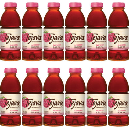 Tejava Raspberry Black Tea Bottle - GMO Free - 12 / Carton
