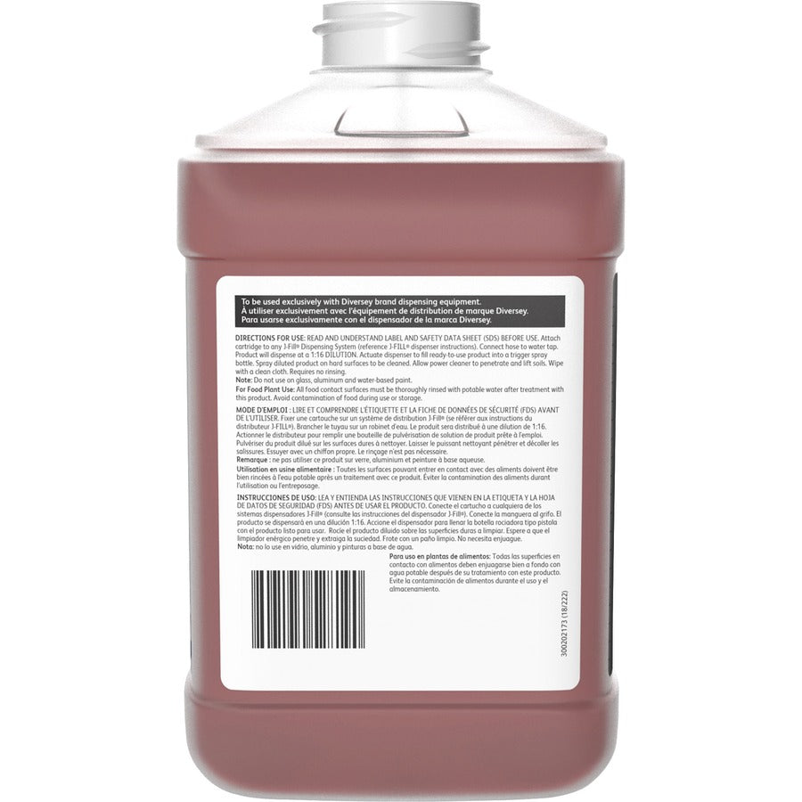 Diversey Spitfire SC Power Cleaner - Ready-To-Use - 169.1 fl oz (5.3 quart) - Pine Scent - 2 / Carton