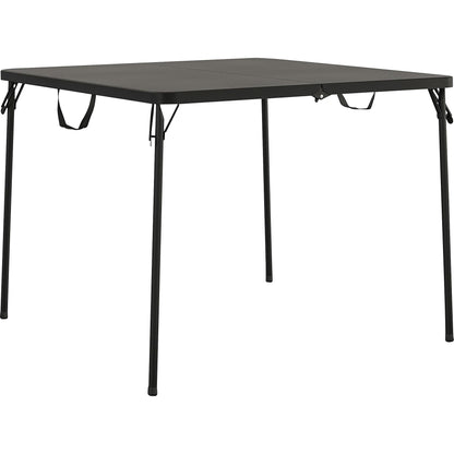 Cosco XL Fold-in-Half Card Table - Four Leg Base - 4 Legs - 200 lb Capacity - 38.50" Table Top Width x 38.50" Table Top 