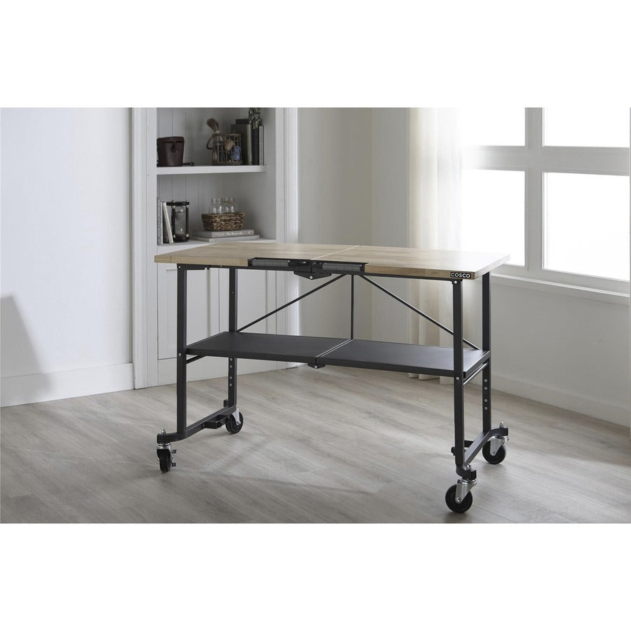 Cosco SmartFold Butcher Block Portable Workbench - 400 lb Capacity - 52" Table Top Width x 34.80" Table Top Depth - 25.5
