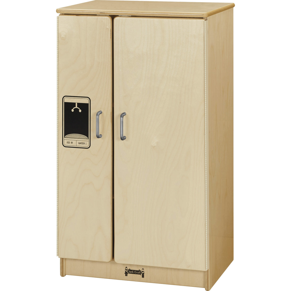 Jonti-Craft Culinary Creations Play Kitchen Refrigerator - 1 Each - Woodgrain