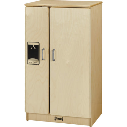 Jonti-Craft Culinary Creations Play Kitchen Refrigerator - 1 Each - Woodgrain