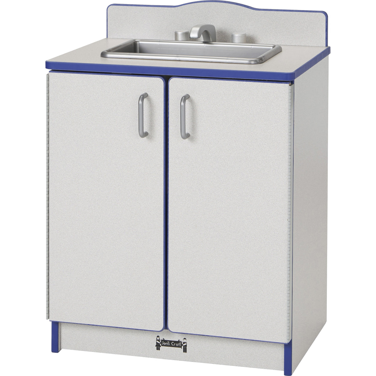 Rainbow Accents Culinary Creations Kitchen Sink - Blue - 1 Each - Blue, Gray, Chrome - Wood