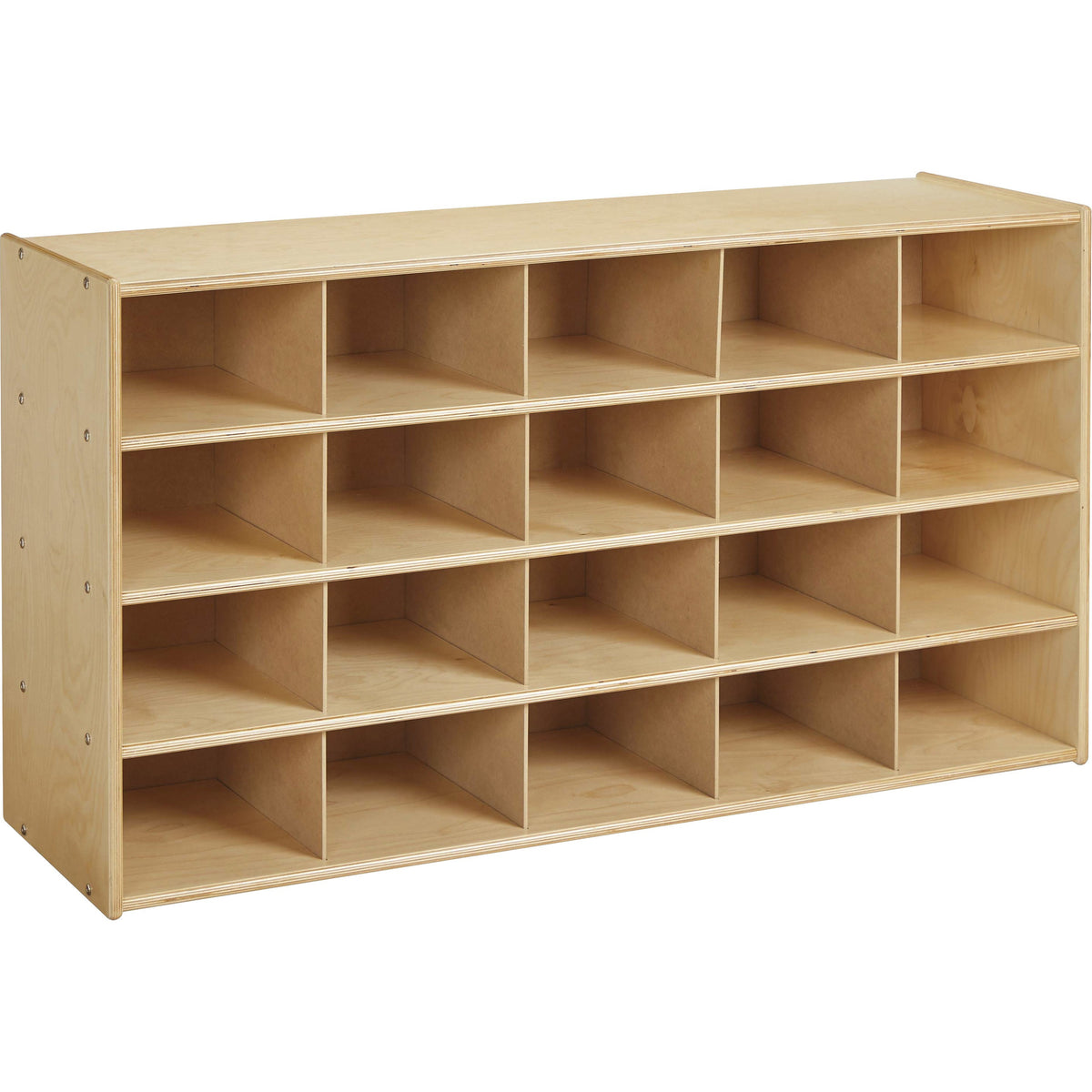 young Time Cubbie Storage Unit - 20 Compartment(s) - 26.50" Height x 48" Width x 15" Depth - 1 Each