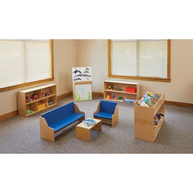 young Time Straight Shelf Storage Unit - 2 Shelf(ves) - 26.50" Height x 48" Width x 12" Depth - 1 Each