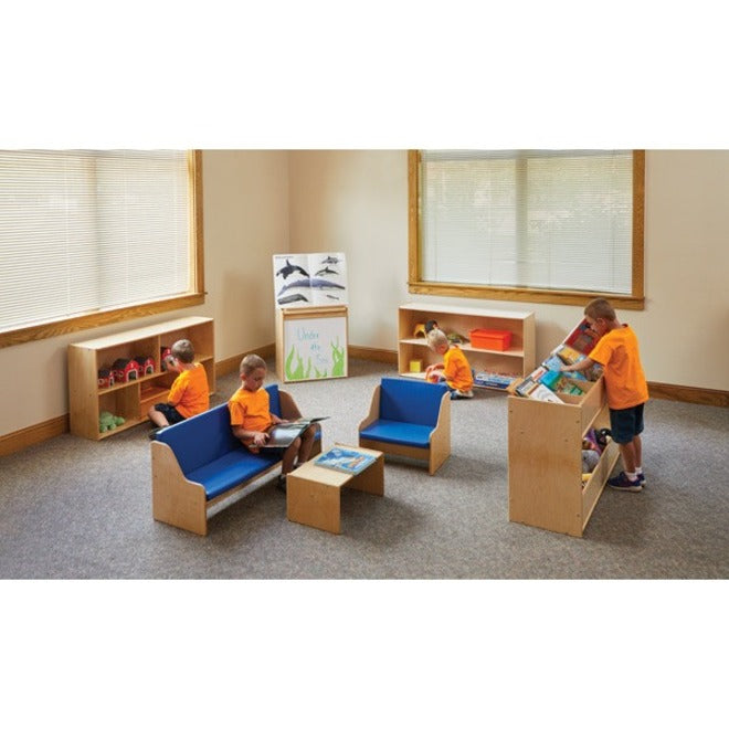 young Time Straight Shelf Storage Unit - 2 Shelf(ves) - 26.50" Height x 48" Width x 12" Depth - 1 Each