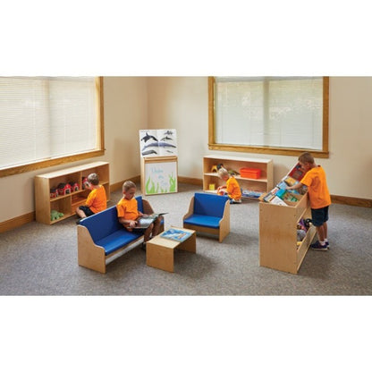 young Time Straight Shelf Storage Unit - 2 Shelf(ves) - 26.50" Height x 48" Width x 12" Depth - 1 Each