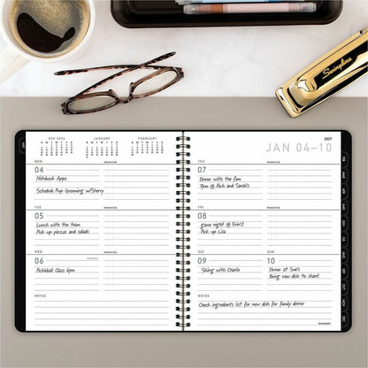 At-A-Glance Contemporary Lite Planner - Medium - Monthly, Weekly - 12 Month - January 2027 to December 2027 - 1 Each