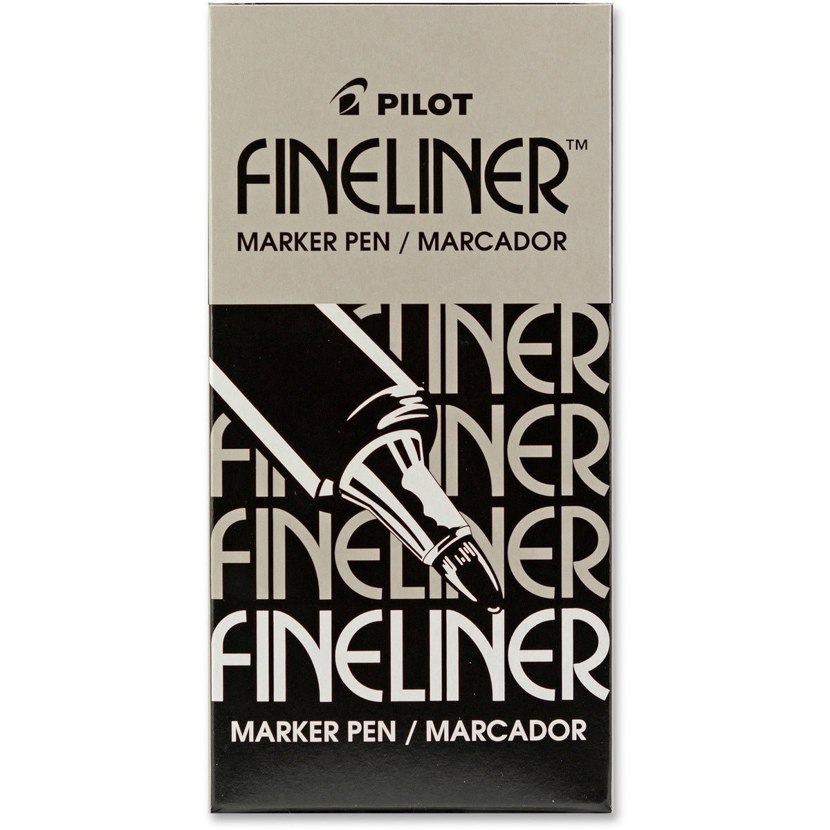 Pilot Marker Pens - Fine Pen Point - 0.7 mm Pen Point Size - Black Ink - Black Barrel - Acrylic Fiber Tip - 12 / Box