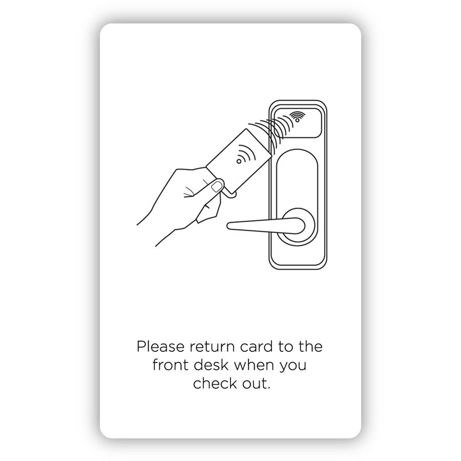 RDI RFID Key Card - Printable - RF Card - 3.40" - Red - Plastic, Polyvinyl Chloride (PVC) - 250 / Carton