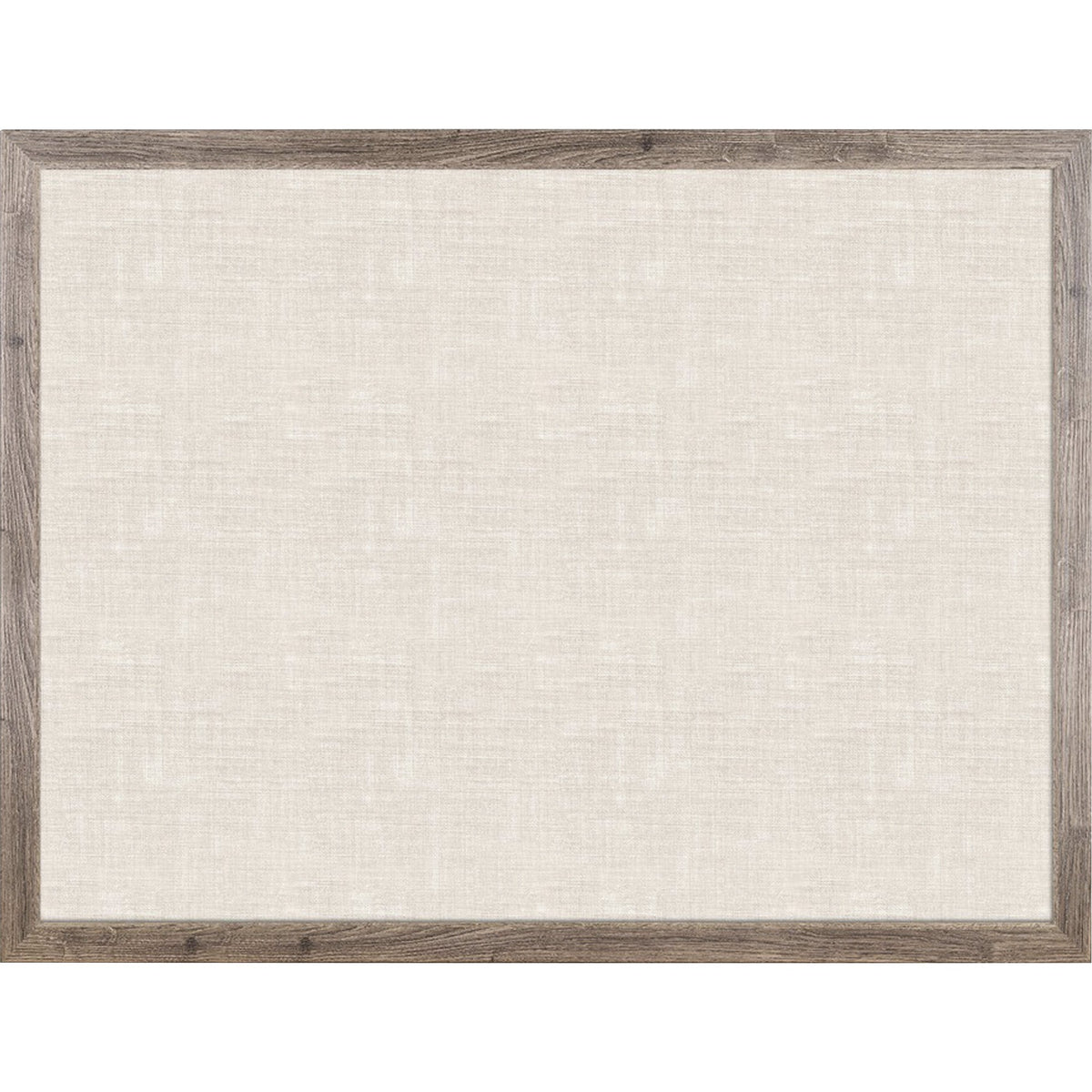 U Brands Linen Bulletin Board - 36" Board Height x 48" Board Width - Tan Linen Surface - 1 Each