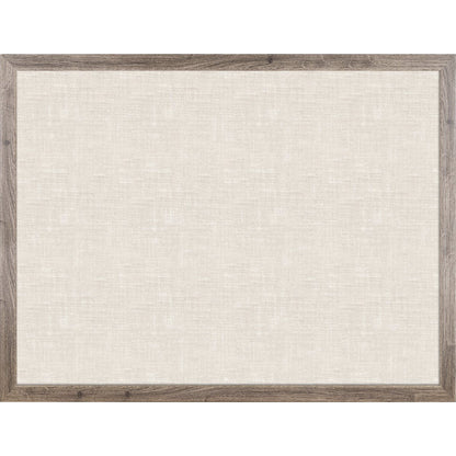 U Brands Linen Bulletin Board - 36" Board Height x 48" Board Width - Tan Linen Surface - 1 Each