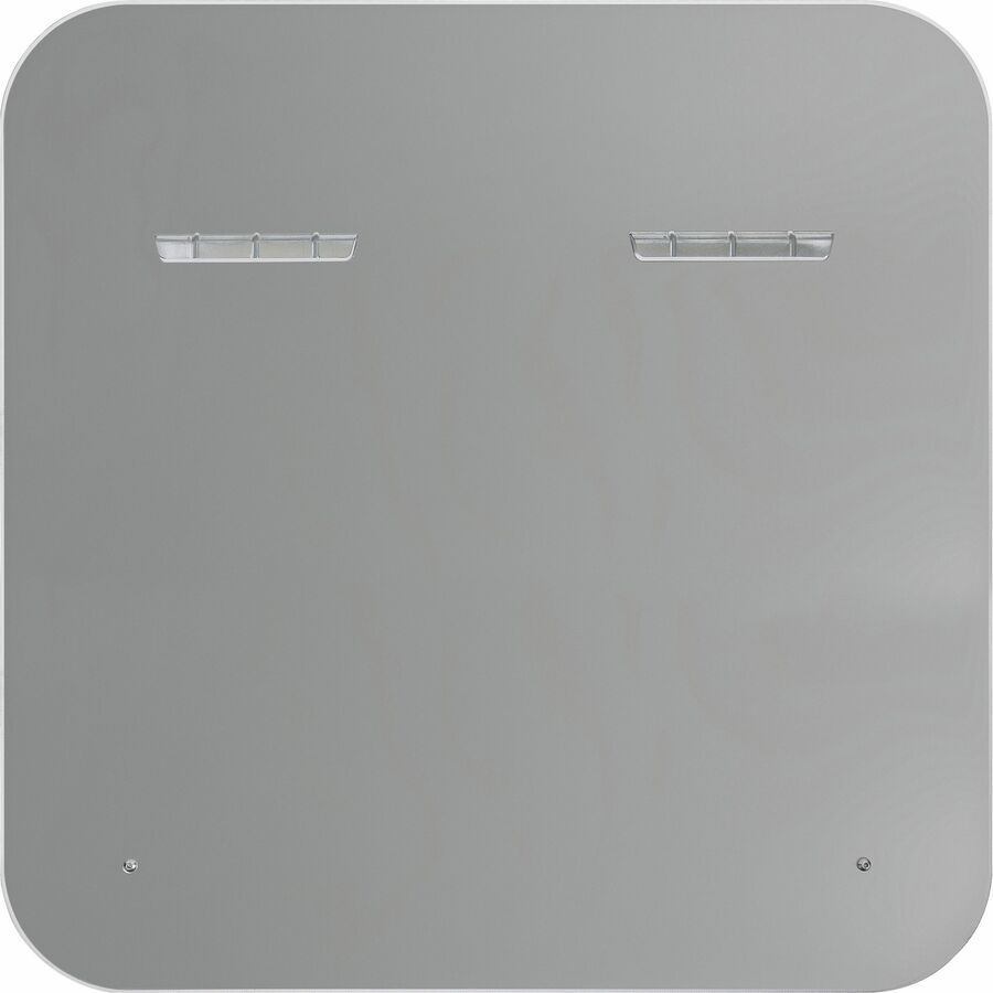 U Brands Magnetic Glass Frameless Dry-Erase Board - 36" (3 ft) Width x 36" (3 ft) Height - White Tempered Glass Surface 