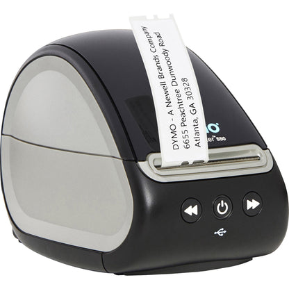 Dymo LabelWriter 550 Direct Thermal Printer - Monochrome - Label Print - USB - USB Host - Black - 2.20" Print Width - 1 