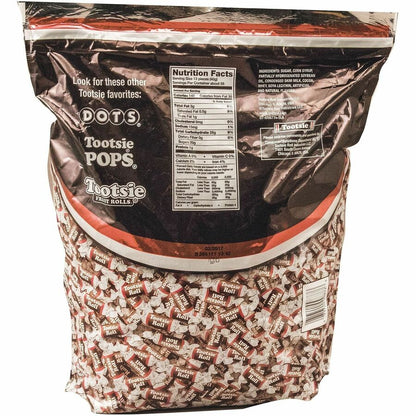 Tootsie Roll Midgees Candy - Assorted - Individually Wrapped, Resealable Container - 5 lb - 760 Bag - 1 Bag
