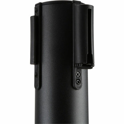 Genuine Joe Crowd-Control Posts - 34" Height - Black - Steel - 2 / Carton