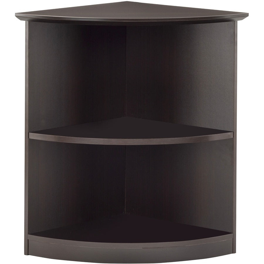Safco Medina Mocha Laminate Office Unit - 1" Thickness Shelf, 29.5" Height x 20" Width x 20" Depth Bookshelf - 2 Shelve(