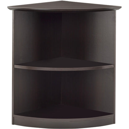 Safco Medina Mocha Laminate Office Unit - 1" Thickness Shelf, 29.5" Height x 20" Width x 20" Depth Bookshelf - 2 Shelve(