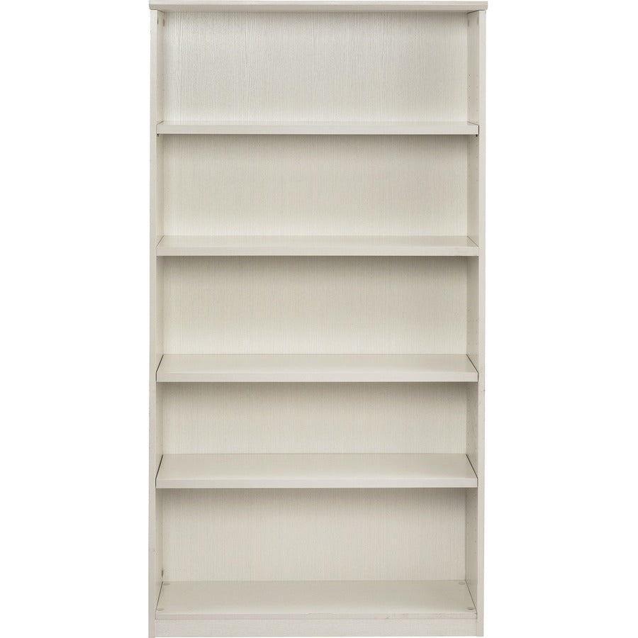 Safco Medina Textured Sea Salt Laminate Unit - 1" Thickness Shelf, 68" Height x 36" Width x 13" Depth Bookshelf - 5 Shel