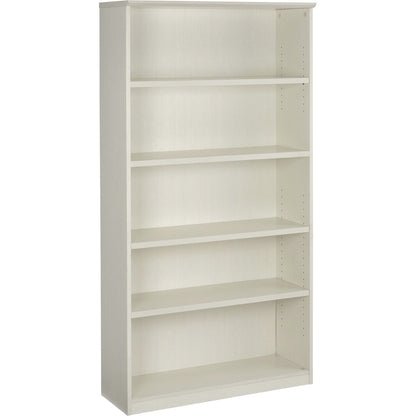 Safco Medina Textured Sea Salt Laminate Unit - 1" Thickness Shelf, 68" Height x 36" Width x 13" Depth Bookshelf - 5 Shel