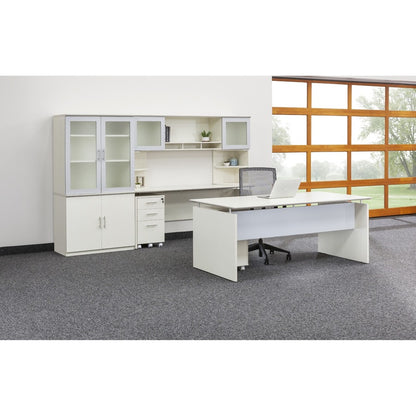 Safco Medina Textured Sea Salt Laminate Unit - 29.5" Height x 63" Width x 36" Depth, 0" Thickness Table Top - Beveled Ed