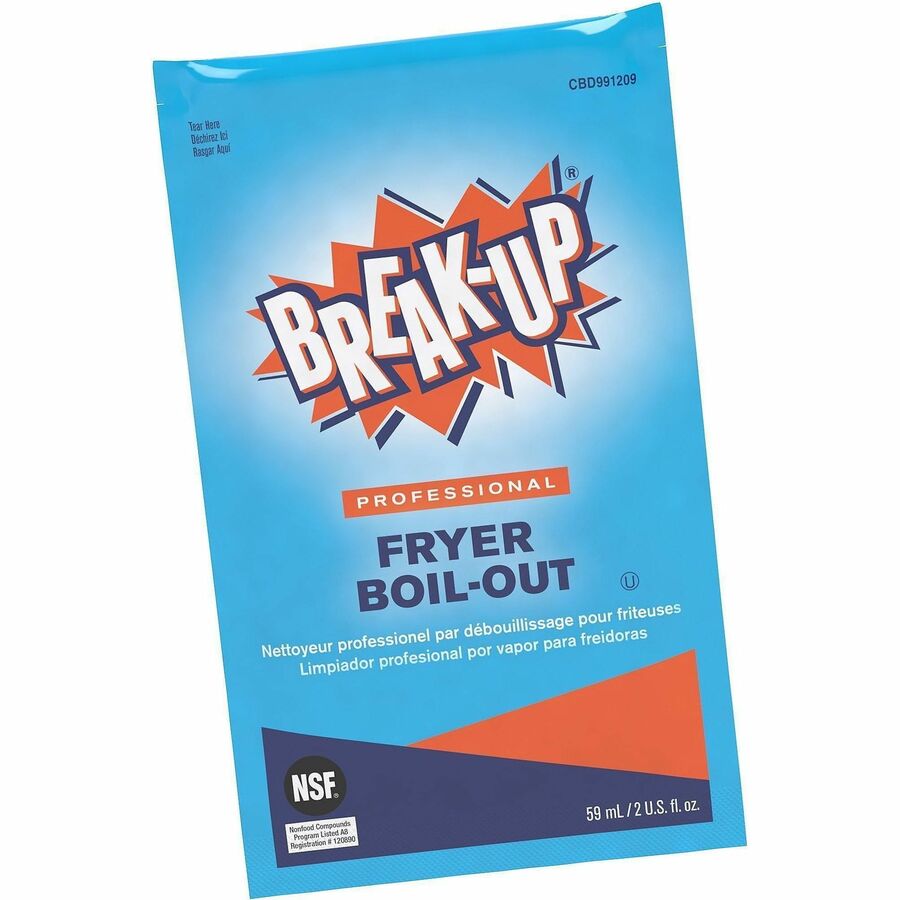 Diversey Break-Up Professional Fryer Boil-Out - Ready-To-Use - 2 fl oz (0.1 quart) - Kosher, Non-corrosive, Phosphate-fr