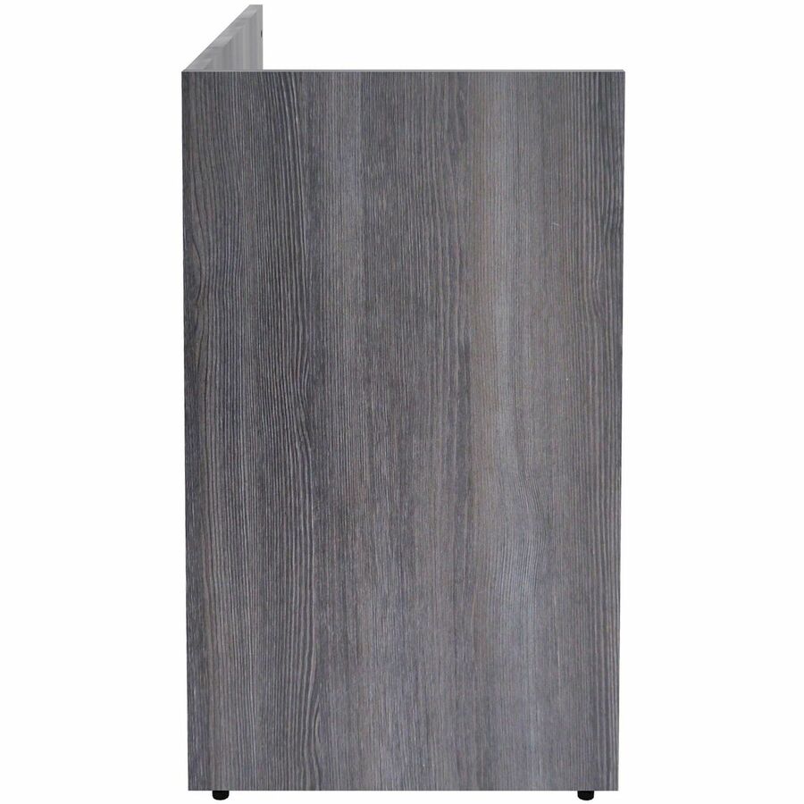 Lorell Essentials Series Reception Return - 1" Thickness Top, 41.5" Height x 42" Width x 24" Depth - Material: Laminate 