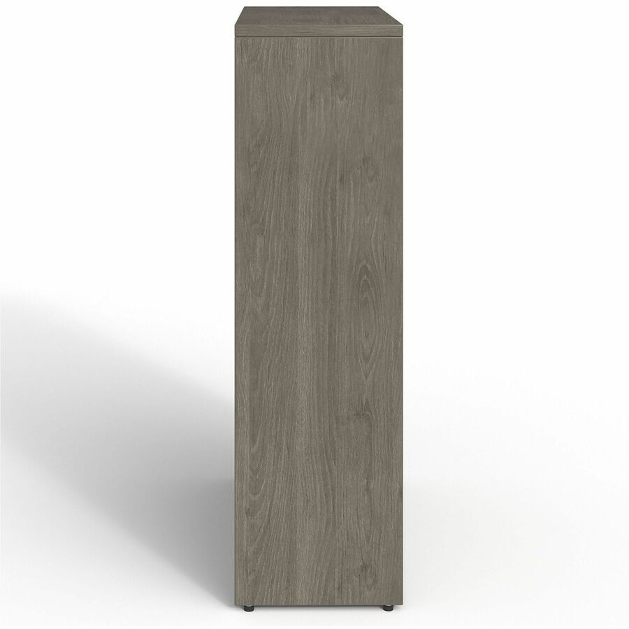 Lorell Prominence 2.0 Bookcase - Rectangle - 48" Height x 34" Width x 12" Depth, 1" Thickness Top - 4 Shelve(s) - 3 Adju